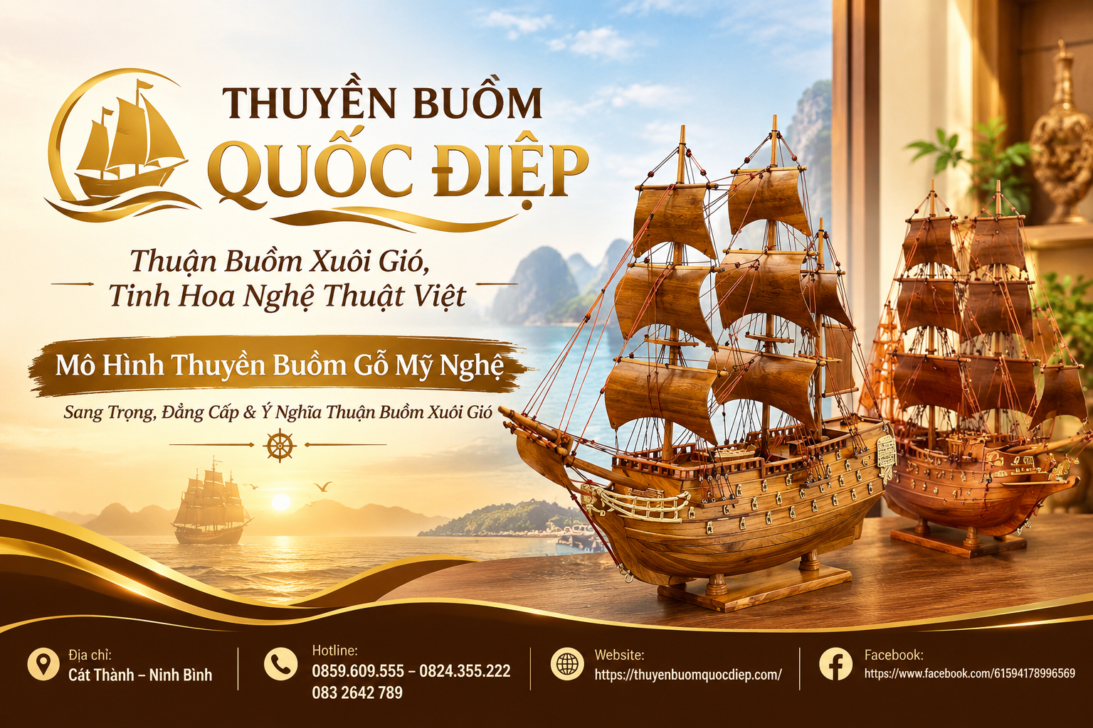  THUYỀN BUỒM QUỐC ĐIỆP – THUẬN BUỒM XUÔI GIÓ, TINH HOA NGHỆ THUẬT VIỆT