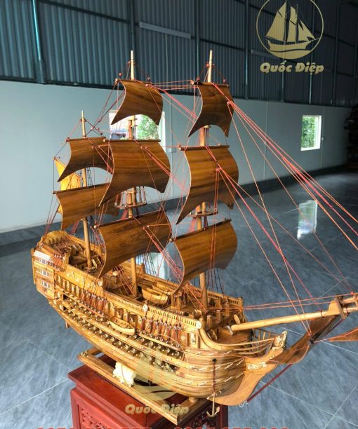 Mô Hình Thuyền Buồm Gỗ Bách Xanh 60cm Cao 65cm Rộng 18cm – Tinh Tế, Sang Trọng Và Đầy Ý Nghĩa